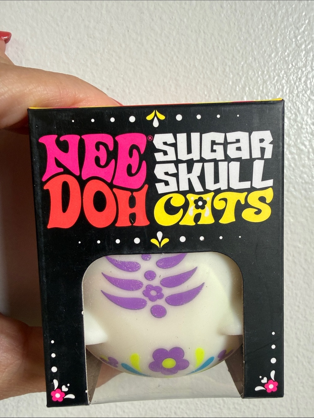 Sugar Skull Cats - White & Purple Squishy Collectible